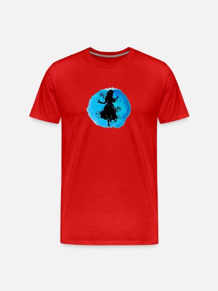 Alice in Underground - Men's Premium Organic T-Shirt - red