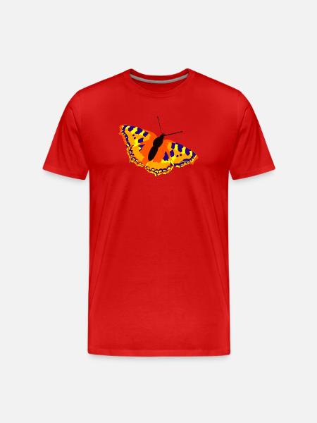 butterfly - Men's Premium Organic T-Shirt - red