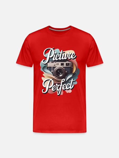 Picture Perfect - Men's Premium Organic T-Shirt - red
