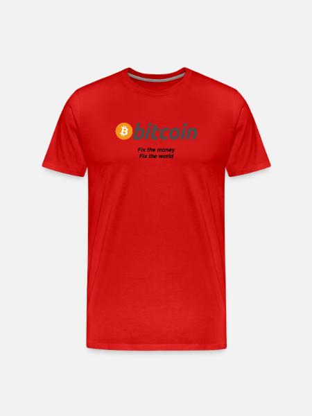 Fixthemoney - Männer Premium Bio T-Shirt - Rot