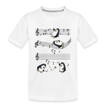 manchot - T-shirt bio Premium Enfant - blanc - Devant