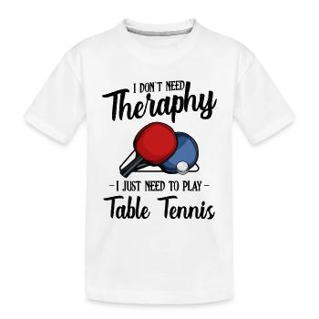 Ping-pong - T-shirt bio Premium Enfant - blanc - Devant