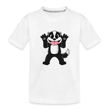 Blaireau - T-shirt bio Premium Enfant - blanc - Devant