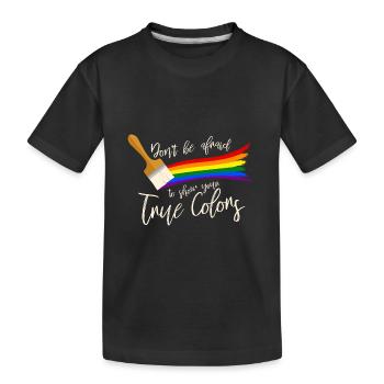 Gay Pride - T-shirt bio Premium Enfant - noir - Devant