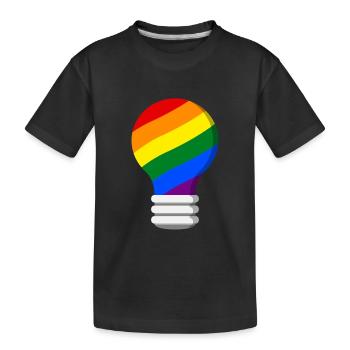 Gay Pride - T-shirt bio Premium Enfant - noir - Devant