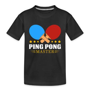 Ping-pong - T-shirt bio Premium Enfant - noir - Devant