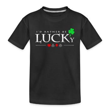 poker - T-shirt bio Premium Enfant - noir - Devant