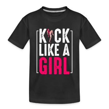 kickboxing - T-shirt bio Premium Enfant - noir - Devant