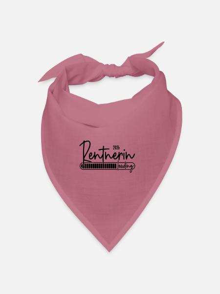Rentnerin 2026 Loading - Bandana Dreieckstuch - Mauve