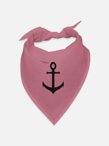 Anker - Bandana Dreieckstuch - Mauve