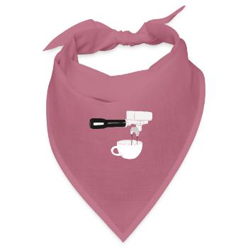 Siebträger. - Bandana Dreieckstuch - Mauve - Vorne