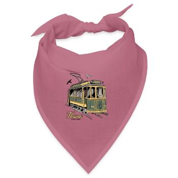 ALTE RATIKKA HELSINKI, T-SHIRTS UND PRODUKTE - Bandana Dreieckstuch - Mauve - Vorne