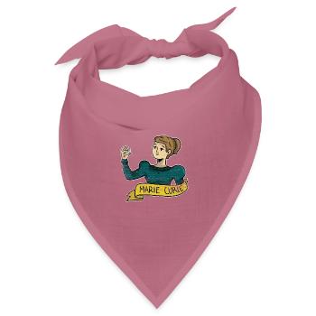 Geniale Marie Curie Nobelpreisträgerin - Bandana Dreieckstuch - Mauve - Vorne