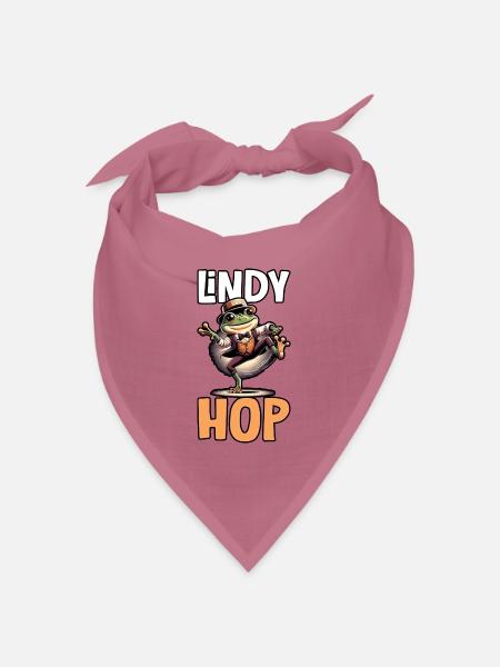 Lindy Hop Tänzer Swinging Dancing Swing Dance - Bandana Dreieckstuch - Mauve