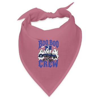 Boo Boo Crew – EMT EMT Paramedic Halloween-Humor - Bandana Dreieckstuch - Mauve - Vorne
