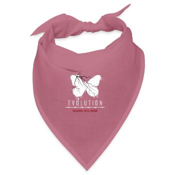 Gothic Schmetterling Wounds Into Wings - Bandana Dreieckstuch - Mauve - Vorne