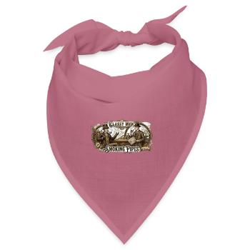 Classy_Men_Smoking_Pipes - Bandana Dreieckstuch - Mauve - Vorne