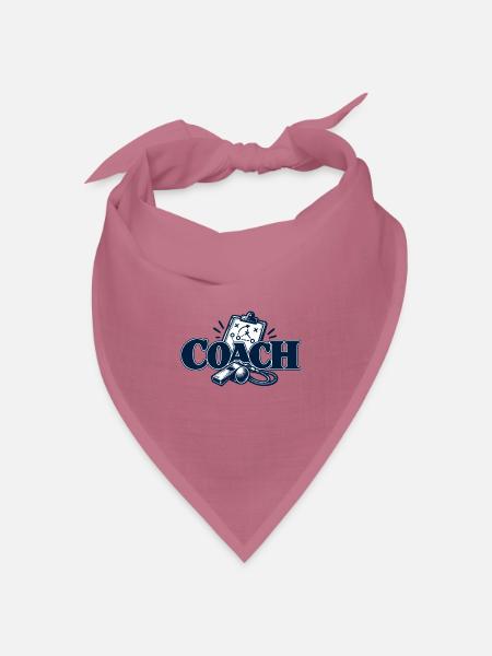 Coach - Trainer Training - Sport - Gym - Sportler - Bandana Dreieckstuch - Mauve