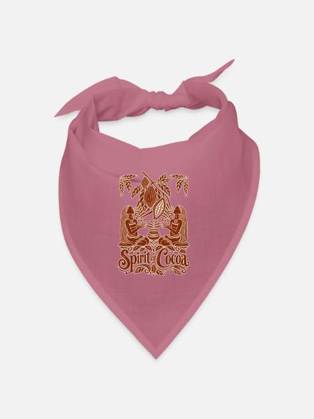 Spirit of Cocoa – Kakao Ritual & Boho Design - Bandana Dreieckstuch - Mauve