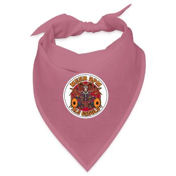 Mehr BPM als Geduld Drummer T-Shirt - Bandana Dreieckstuch - Mauve - Vorne