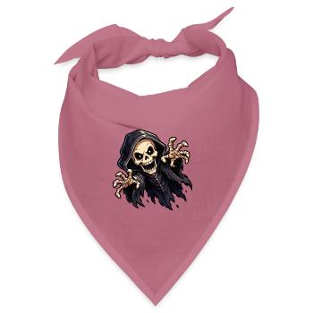 skull-ghost - Bandana Dreieckstuch - Mauve - Vorne