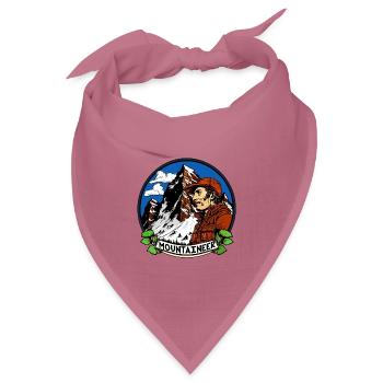 Bergsteiger Alpinisten Bergführer - Bandana Dreieckstuch - Mauve - Vorne