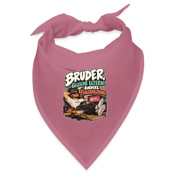 Bruder 404 Fehlermeldung - Bandana Dreieckstuch - Mauve - Vorne