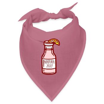Abschlussparty Matura 2027, Österreich - Bandana Dreieckstuch - Mauve - Vorne