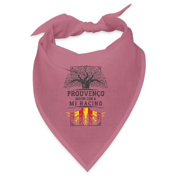 Prouven Co Moun Cor Mi Racino T-Shirt Cadeau Hu... - Bandana Dreieckstuch - Mauve - Vorne