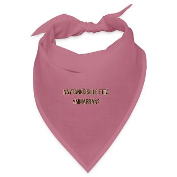 Zeige ich ihm, dass ich es verstehe? - Bandana Dreieckstuch - Mauve - Vorne