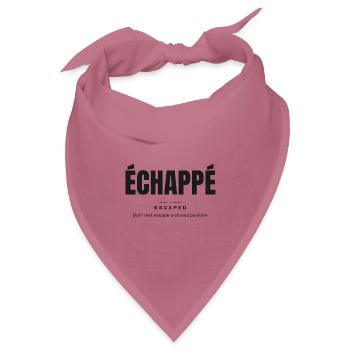Entkommen | Wahrer Ballettwortschatz - Bandana Dreieckstuch - Mauve - Vorne