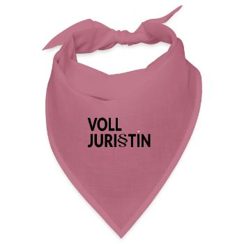 Juristin Volljuristin Jura - Bandana Dreieckstuch - Mauve - Vorne