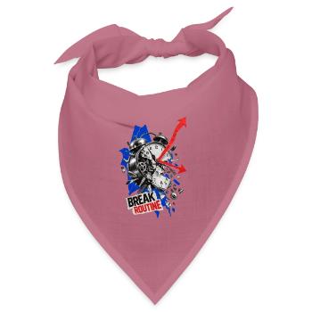 Routine durchbrechen Uhrbruch - Bandana Dreieckstuch - Mauve - Vorne