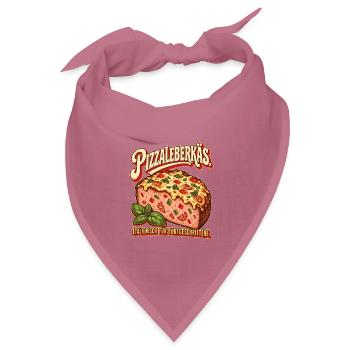 Pizzaleberkäs Italienisch für Fortgeschrittene - Bandana Dreieckstuch - Mauve - Vorne