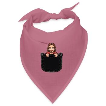 Jesus - Its my birthday - Bandana Dreieckstuch - Mauve - Vorne