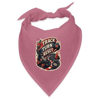 TRACK TURN RESET - Bandana Dreieckstuch - Mauve - Vorne