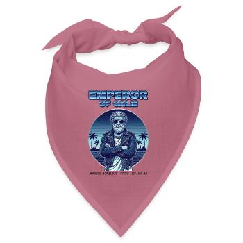 Marcus Aurelius – Emperor of Calm - Bandana Dreieckstuch - Mauve - Vorne