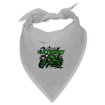 Ostdeutsches Kulturgut - Bandana Dreieckstuch - Grau meliert - Vorne