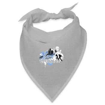 Urban Adventure Silhouetten - Bandana Dreieckstuch - Grau meliert - Vorne