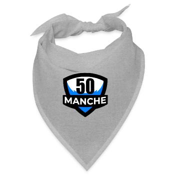 50-Sleeve - Bandana Dreieckstuch - Grau meliert - Vorne