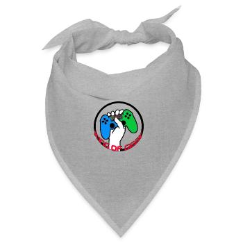 King 0f Geek - Bandana Dreieckstuch - Grau meliert - Vorne