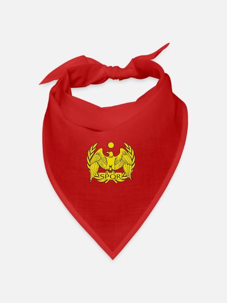 Römer Rom Römisch SPQR Roma - Bandana Dreieckstuch - Rot