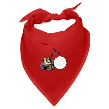 Spediteur T-Shirts, Hoodies, Geschenke - Bandana Dreieckstuch - Rot - Vorne