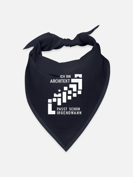 Architekt - Bandana Dreieckstuch - Navy