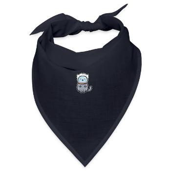 Astronaut Kosmonaut Raumfahrer Taikonaut - Bandana Dreieckstuch - Navy - Vorne