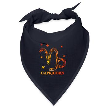 Steinbock - Bandana Dreieckstuch - Navy - Vorne