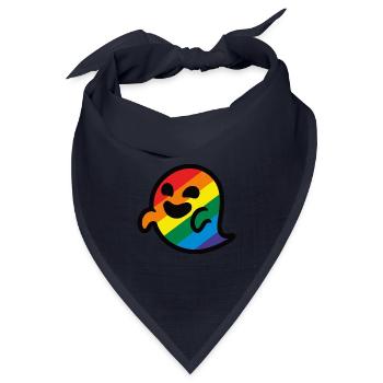 Stolz Regenbogengeist - Bandana Dreieckstuch - Navy - Vorne