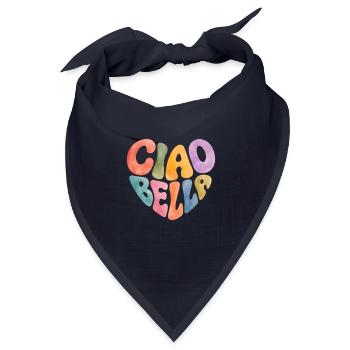 Ciao Bella - Bandana Dreieckstuch - Navy - Vorne