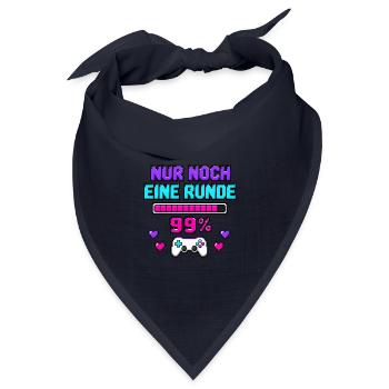 Gaming Lover - Bandana Dreieckstuch - Navy - Vorne