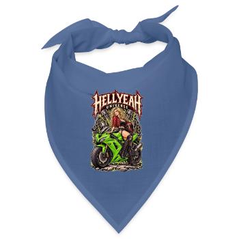 PISS MISSILE 636 - Bandana Dreieckstuch - Taubenblau - Vorne